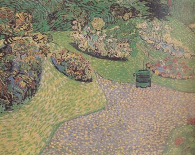 Vincent Van Gogh Garden in Auvers (nn04) oil painting picture